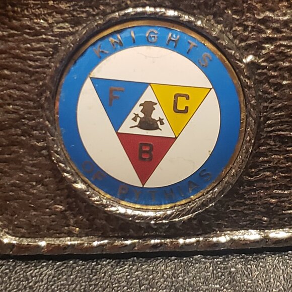 Knights of Pythias Silver Tone Belt Buckle - Vintage - Picture 4 of 4